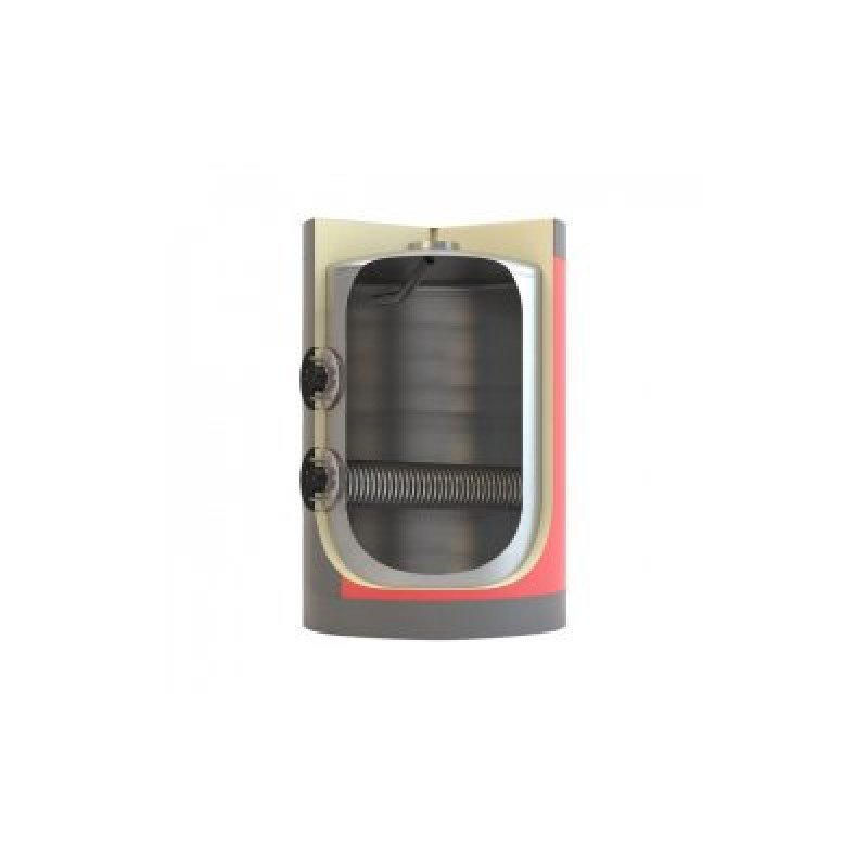 Boiler Λεβητοστασίου Inox 1500 Λίτρα Διπλής Ενέργειας (με 1 Αποσπώμενο Inox Εναλλάκτη)
