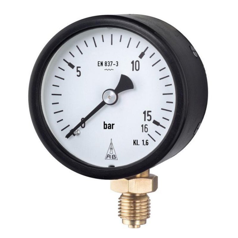 Manometer with indication as 16bar, 1/4 "