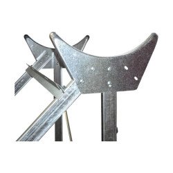 Mastersol MSL-FLR flat-roof mounting frame for solar water heaters