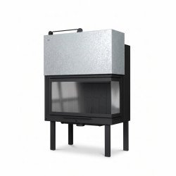 Warm W 80 Corner - Ενεργειακό Τζάκι Αερόθερμο γωνιακό - 16,82kw