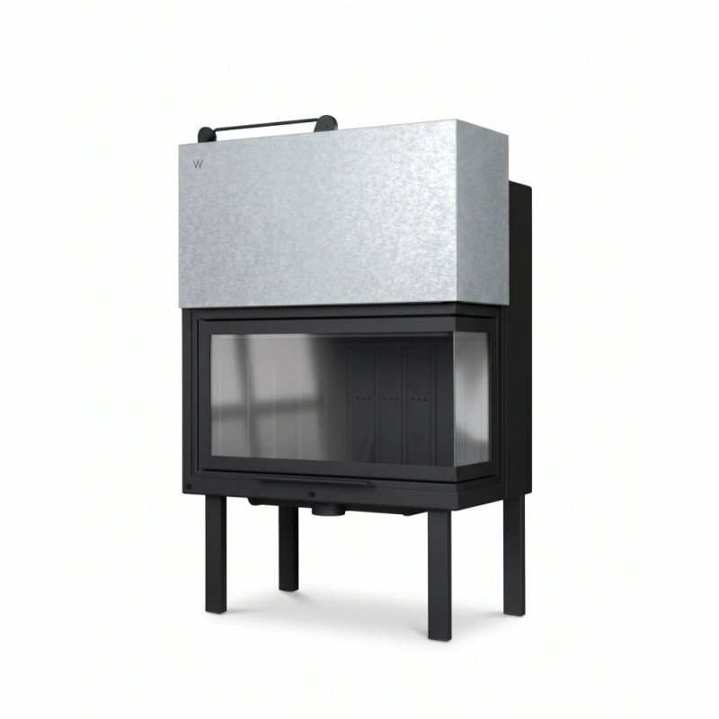 Warm W 80 Corner - Ενεργειακό Τζάκι Αερόθερμο γωνιακό - 16,82kw
