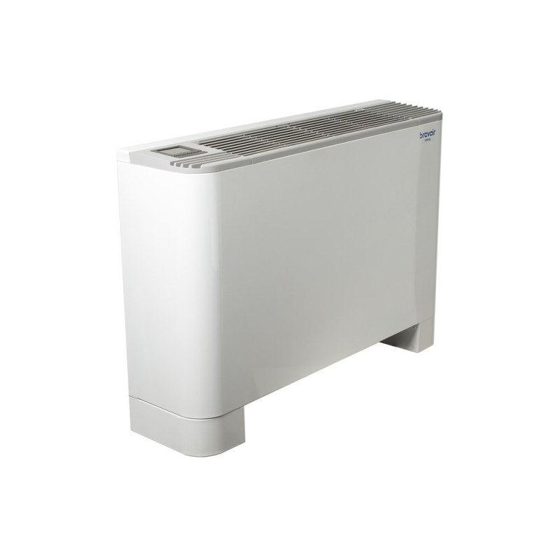 Bravair Clima FCL-080 Fan Coil Δαπέδου-Οροφής 5.4/8.8kW 126x23.5x55.5cm Λευκό